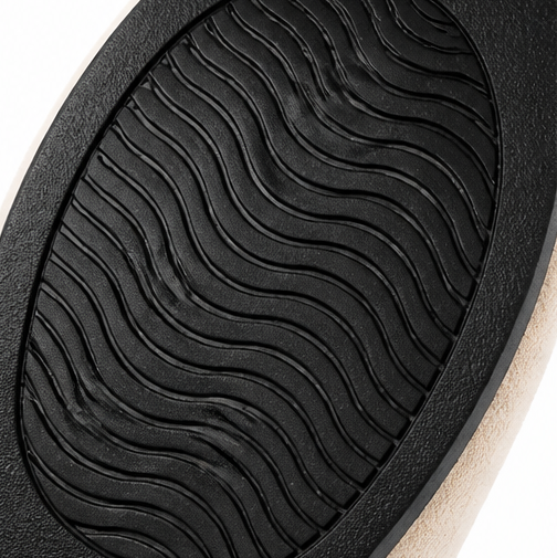Sollea – Soft Suede Slip-On Flats with Rope Bow