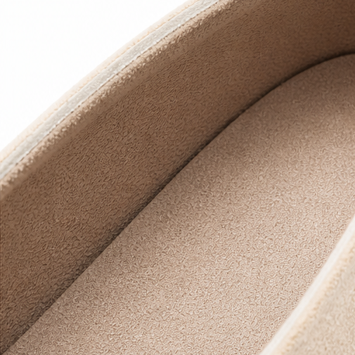 Sollea – Soft Suede Slip-On Flats with Rope Bow
