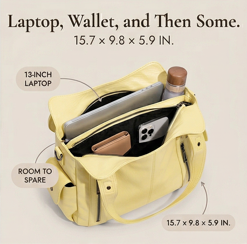Sovana – Soft Shoulder Bag with Crossbody Strap