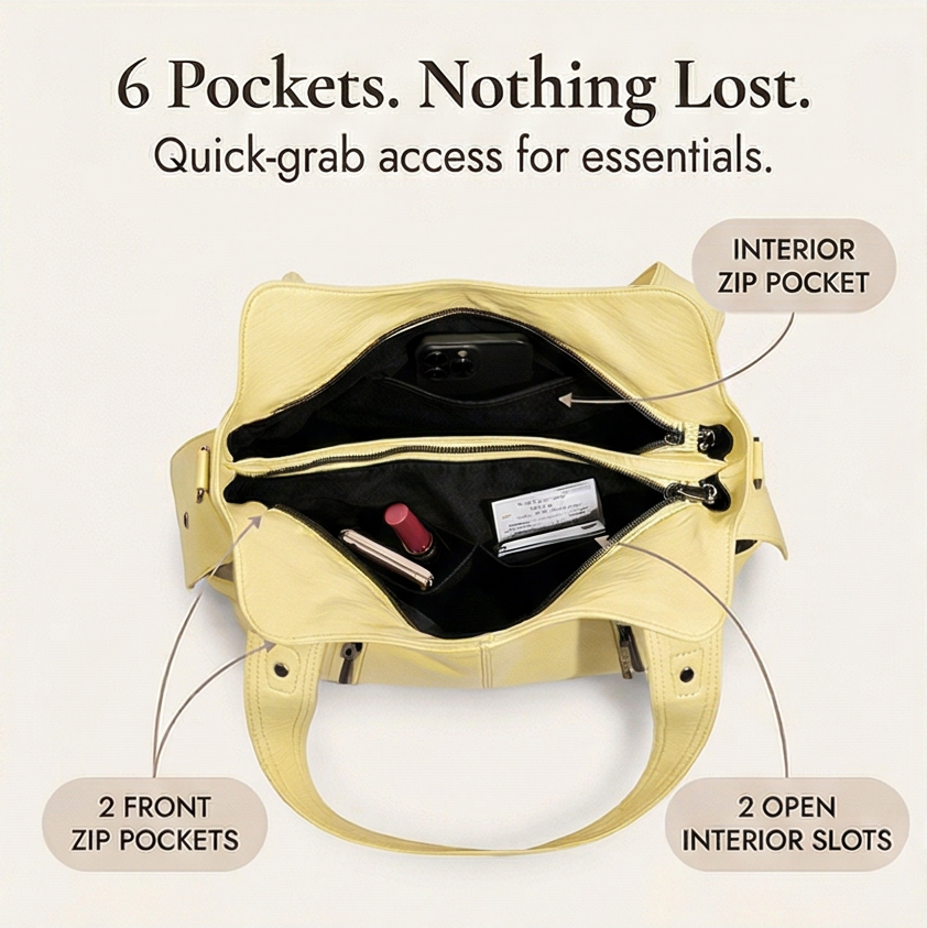 Sovana – Soft Shoulder Bag with Crossbody Strap