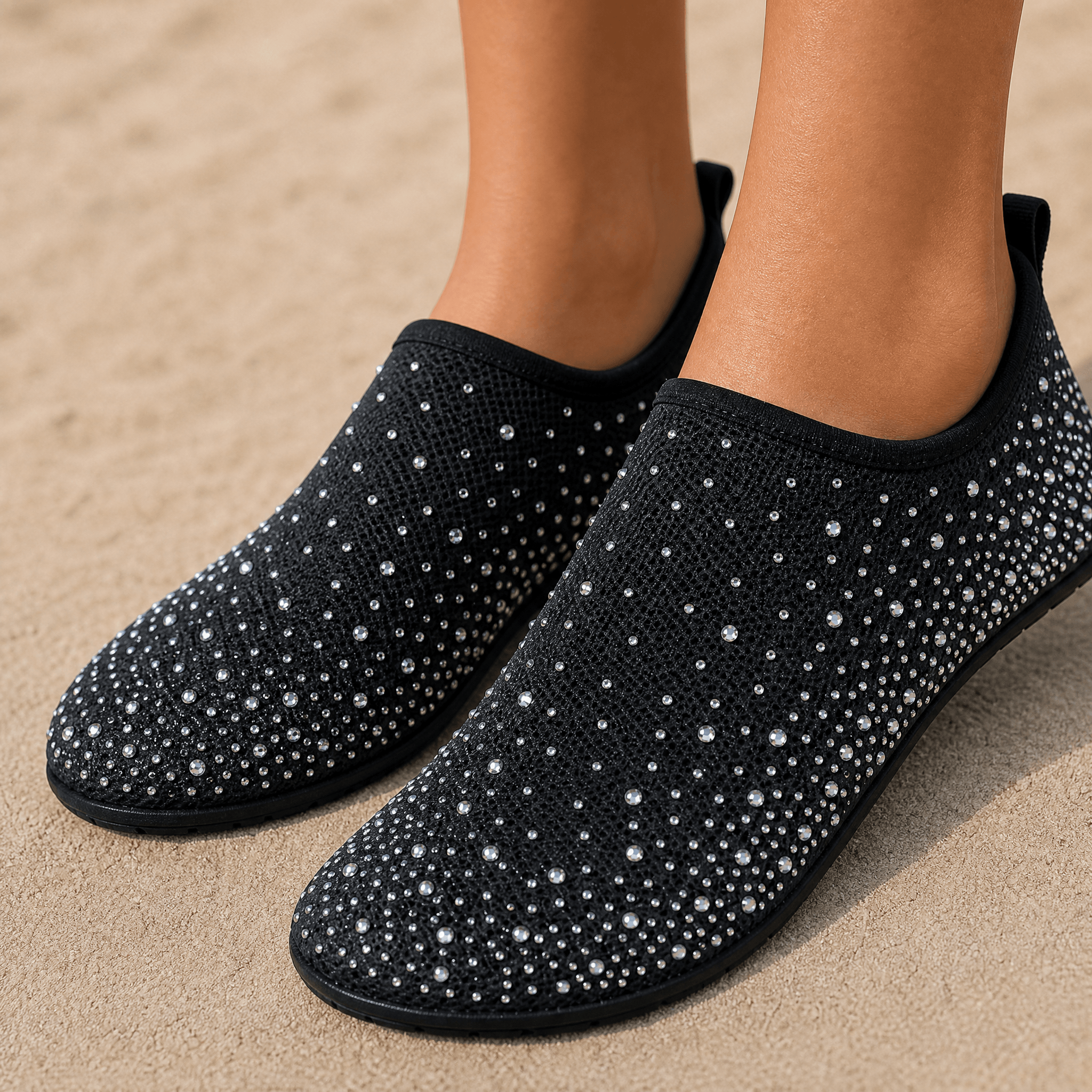 Sparkella – Rhinestone Slip-On Water Shoes