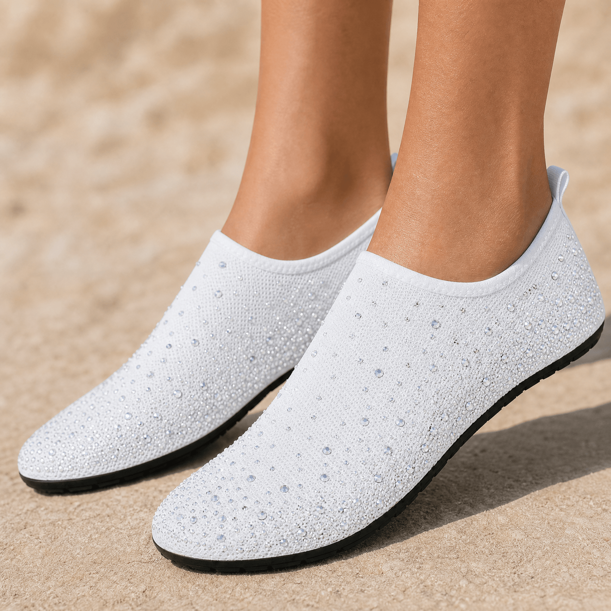 Sparkella – Rhinestone Slip-On Water Shoes