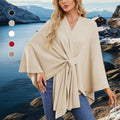 Aurelyn - Women's Crossover Knit Wrap Shawl