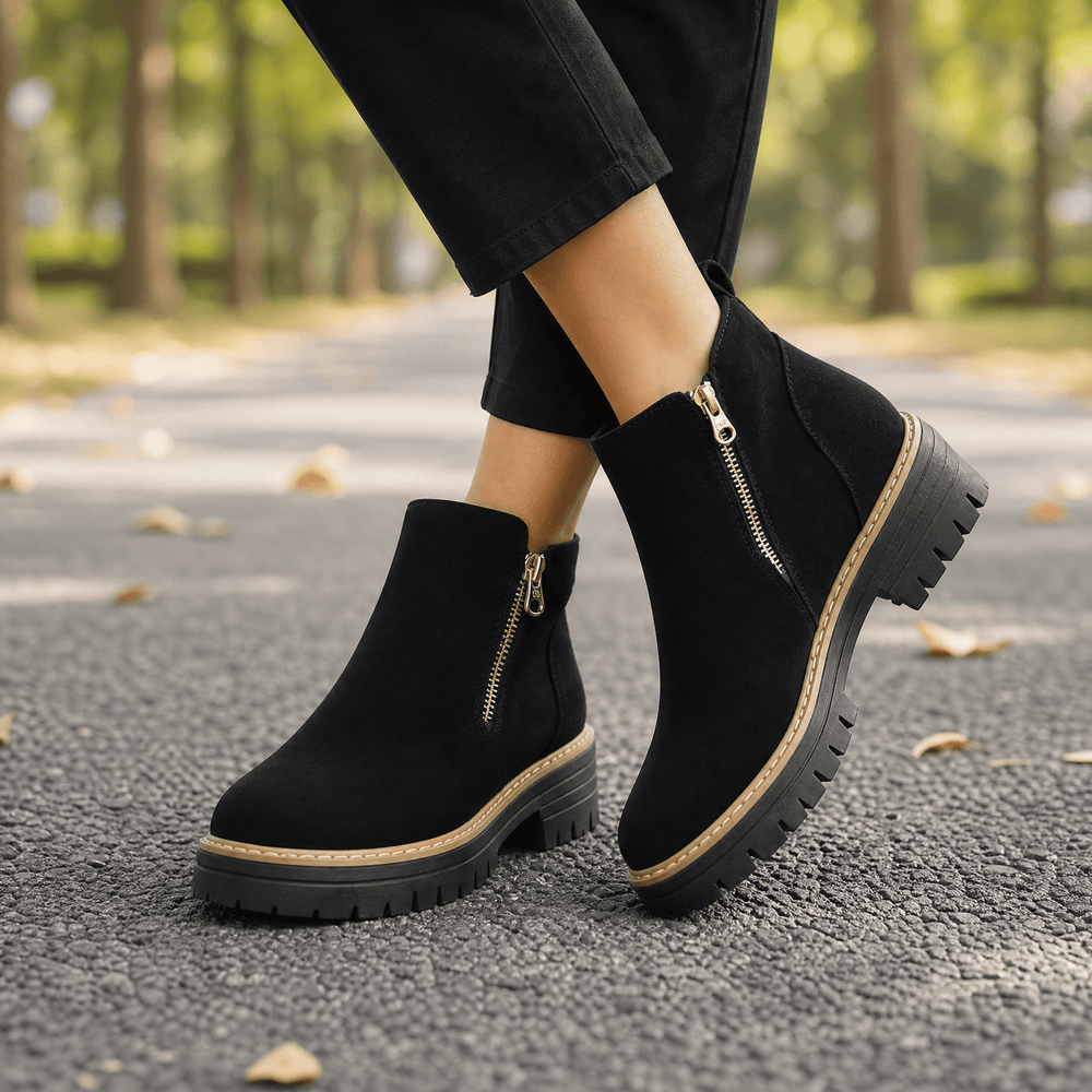 Stepara - Side-Zip Suede Chelsea Boots