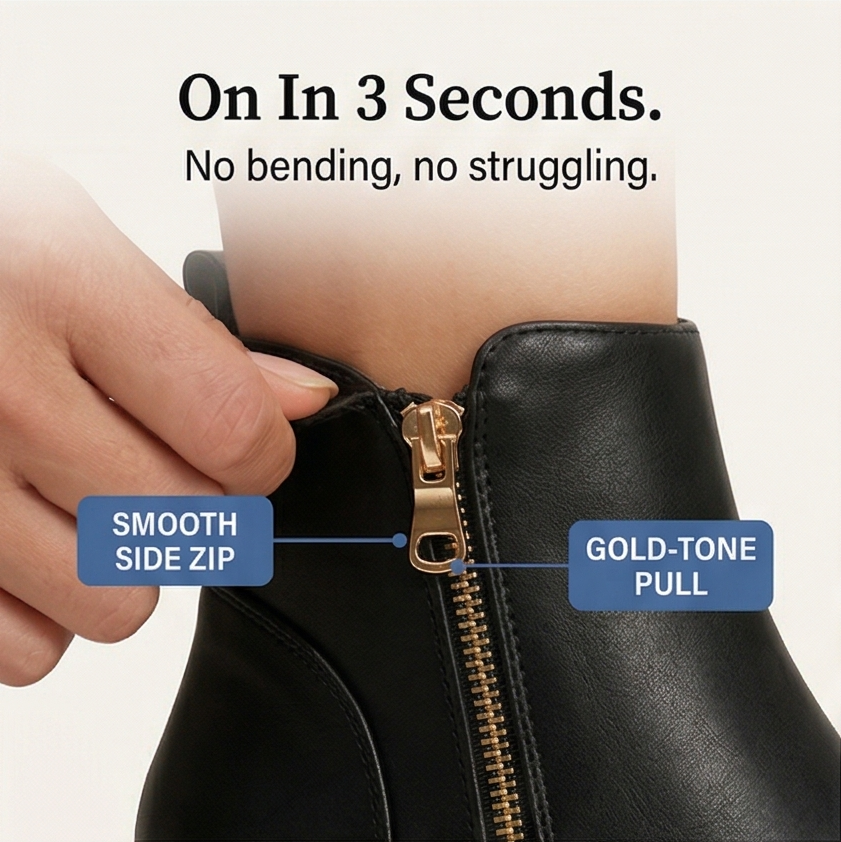 Strida – Women's Cushioned Platform Ankle Boots