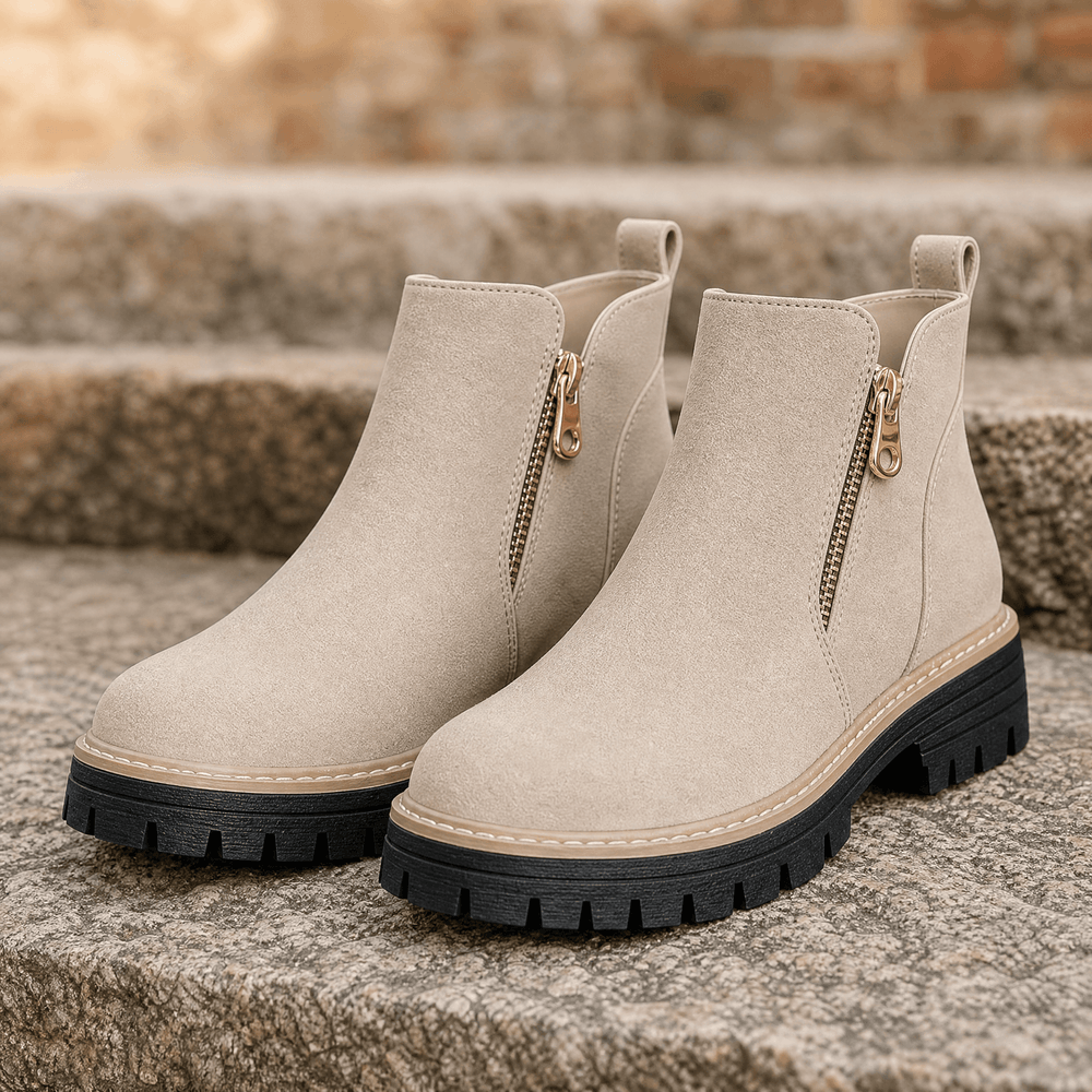 Strida – Women's Cushioned Platform Ankle Boots