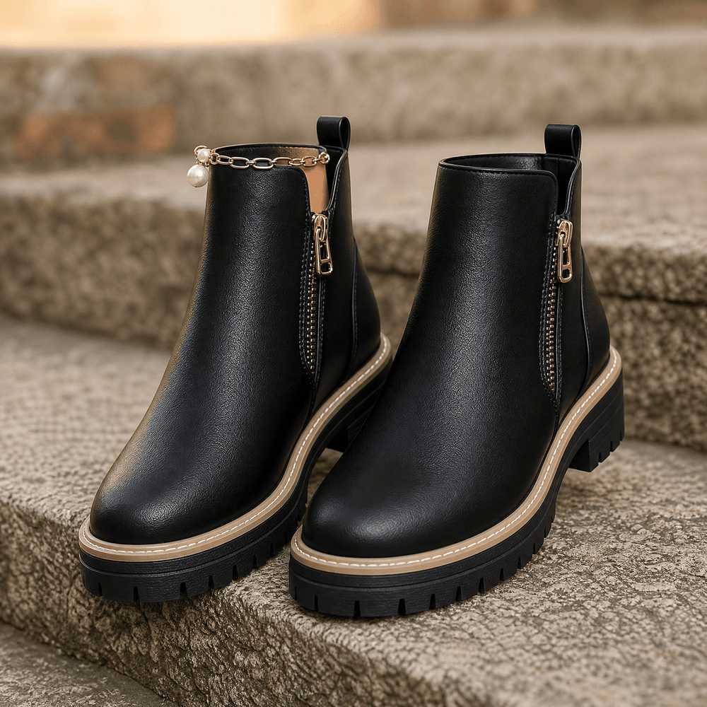 Strida – Women's Cushioned Platform Ankle Boots