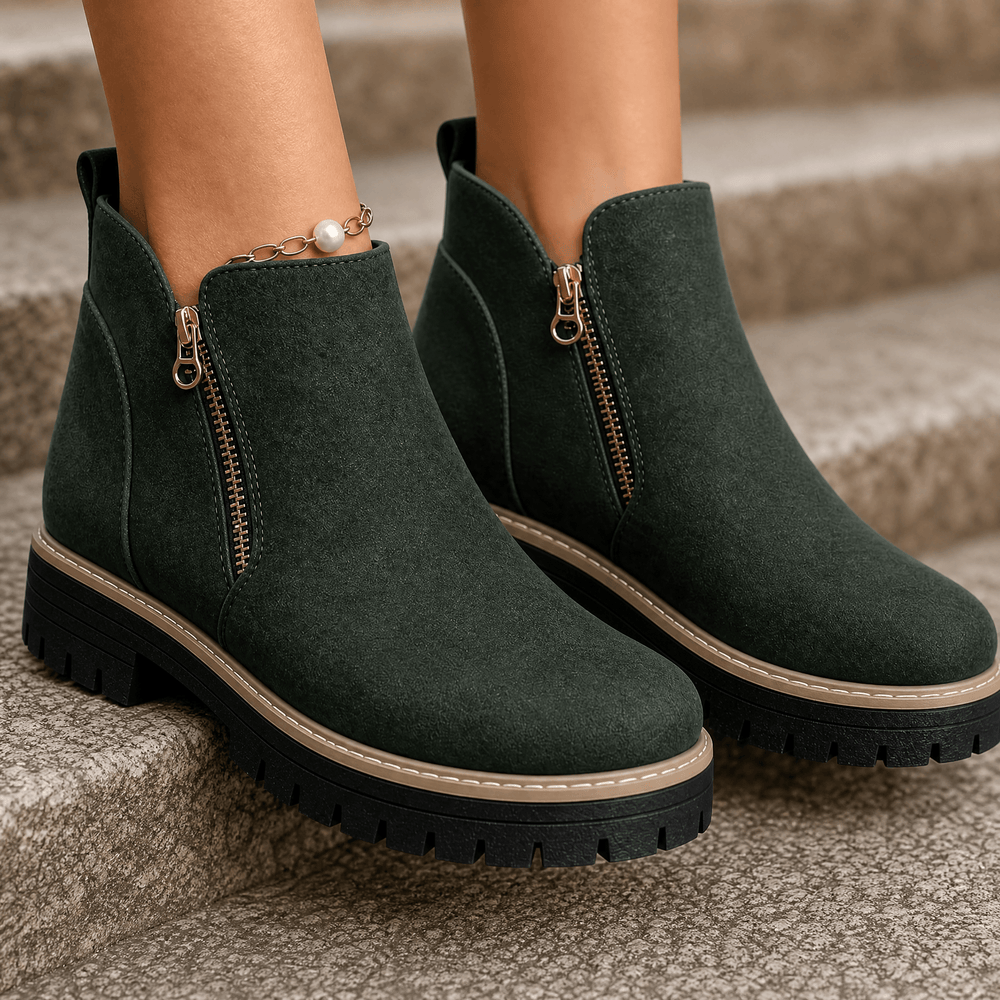 Strida – Women's Cushioned Platform Ankle Boots