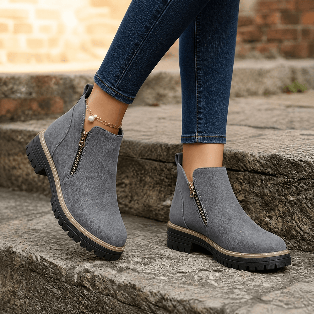 Strida – Women's Cushioned Platform Ankle Boots