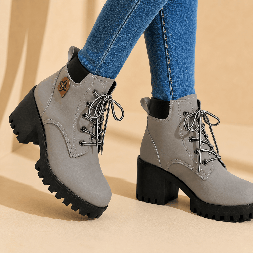 Stridara – Lightweight Chunky Platform Combat Boot