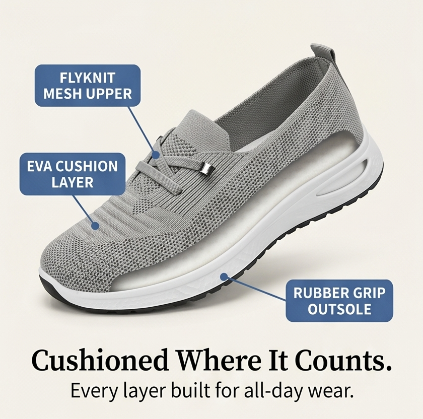 Strideflow – Lightweight Mesh Slip-On Sneakers