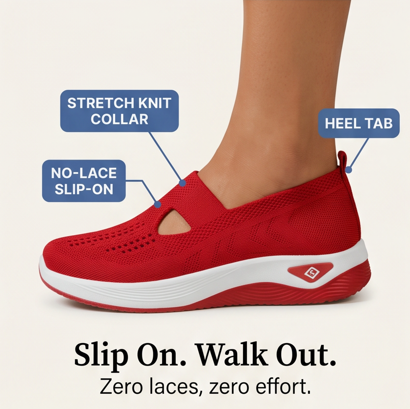 Striveknit – Breathable Slip-On Sneakers