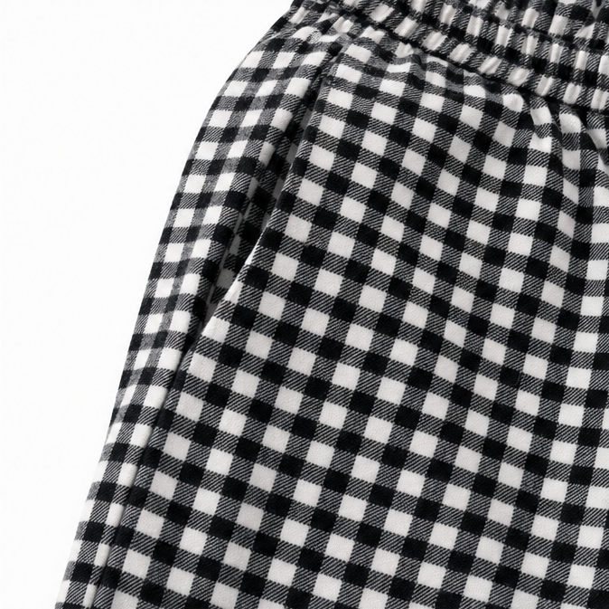 Sunavea – Women's Gingham Drawstring Capri Pants for Summer