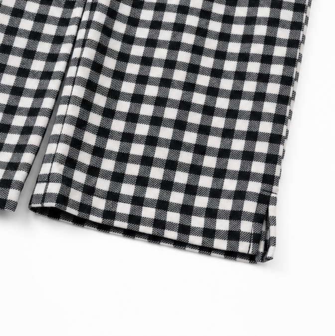 Sunavea – Women's Gingham Drawstring Capri Pants for Summer