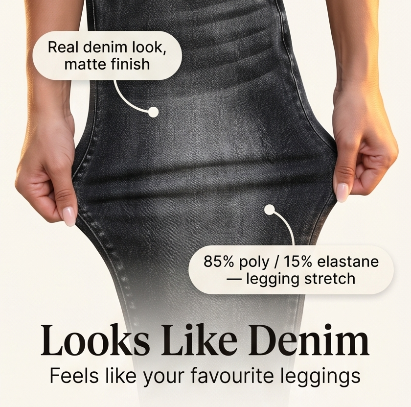 Vellora™ – High Waist Drawstring Denim Capris