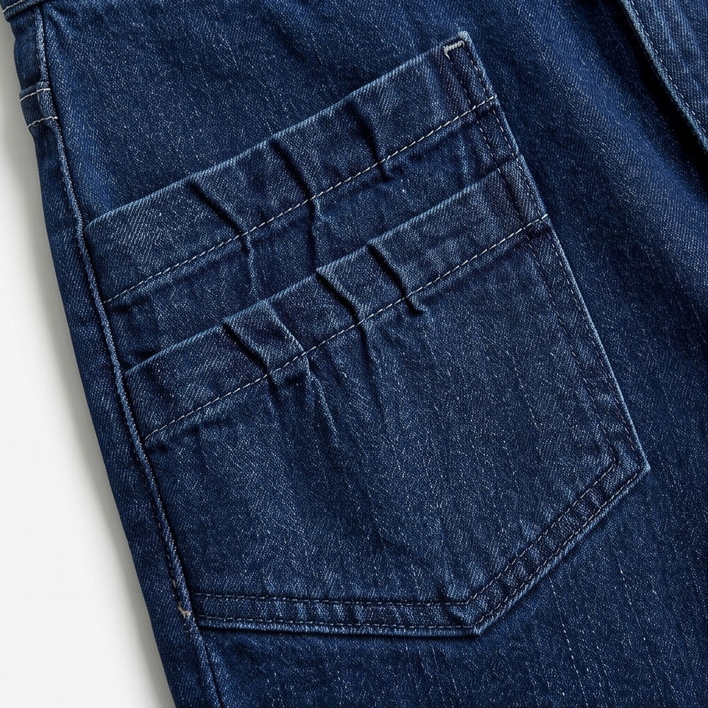Vellora – Women's Patch-Pocket Wide-Leg Jeans