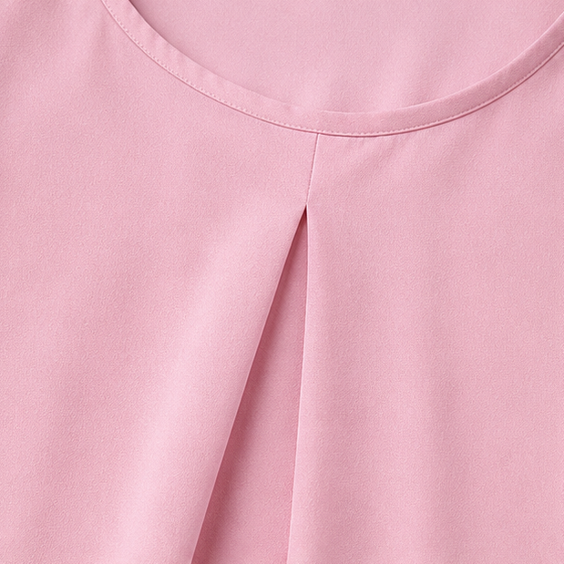 Vellora – Women's Pleated Flutter Sleeve Blouse