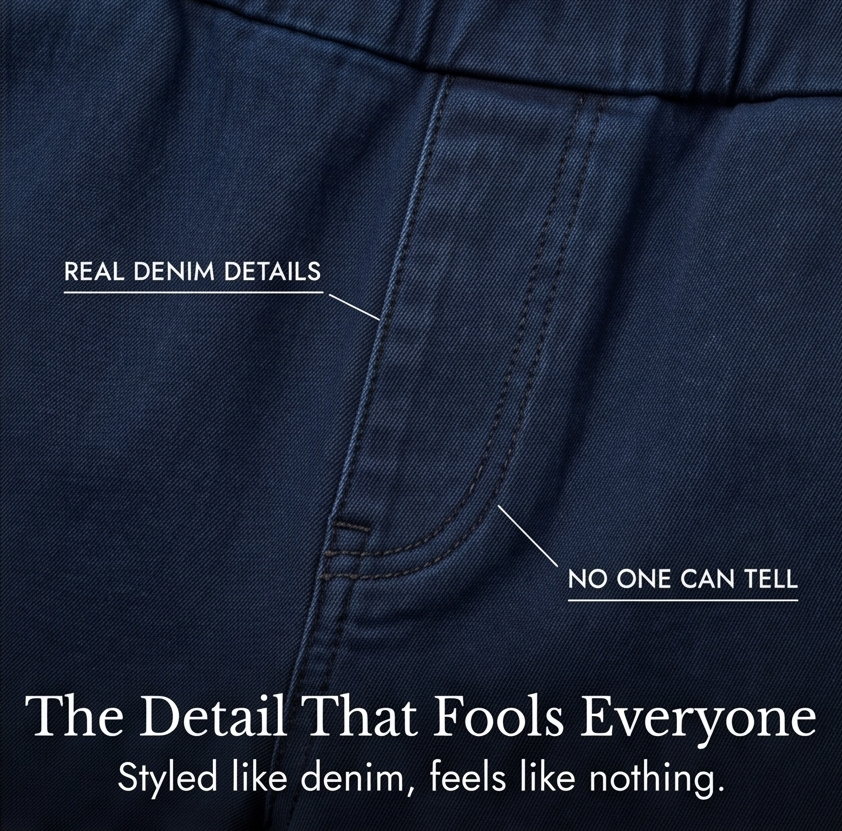 Velora – Drawstring Wide-Leg Comfort Jeans