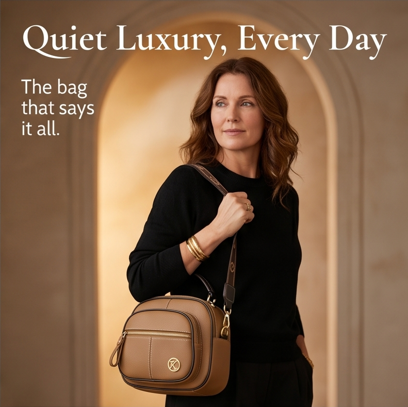 Velora – Multi-Compartment Crossbody Bag
