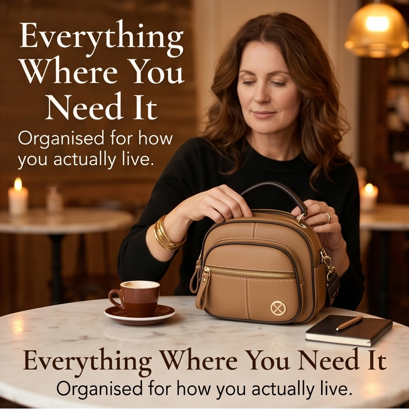 Velora – Multi-Compartment Crossbody Bag