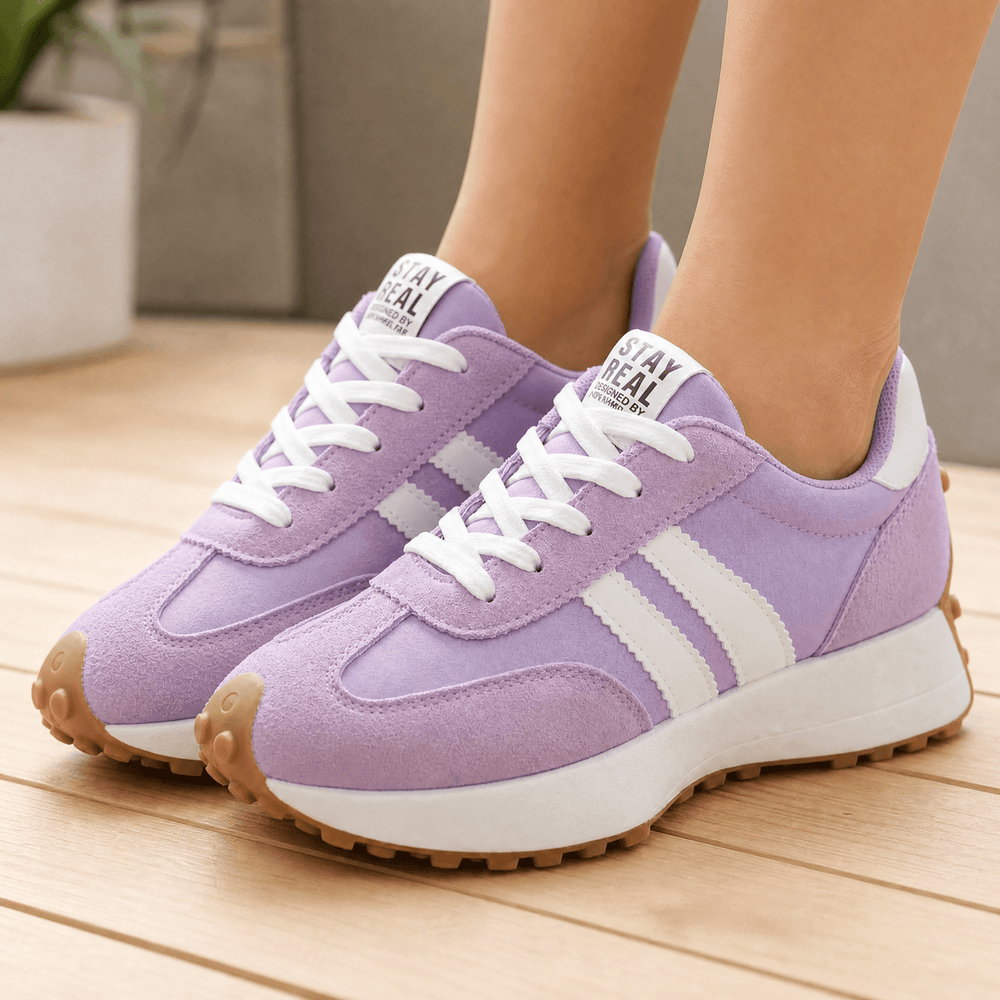 Velora - Retro Suede Sneakers for All Day Comfort