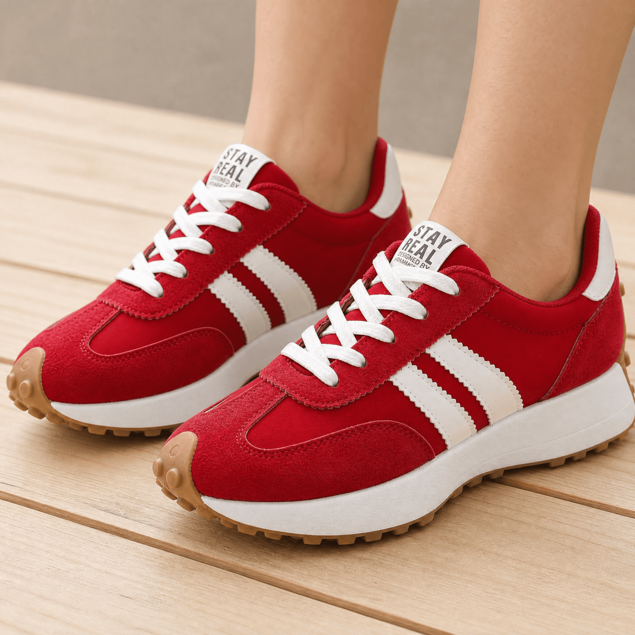 Velora - Retro Suede Sneakers for All Day Comfort