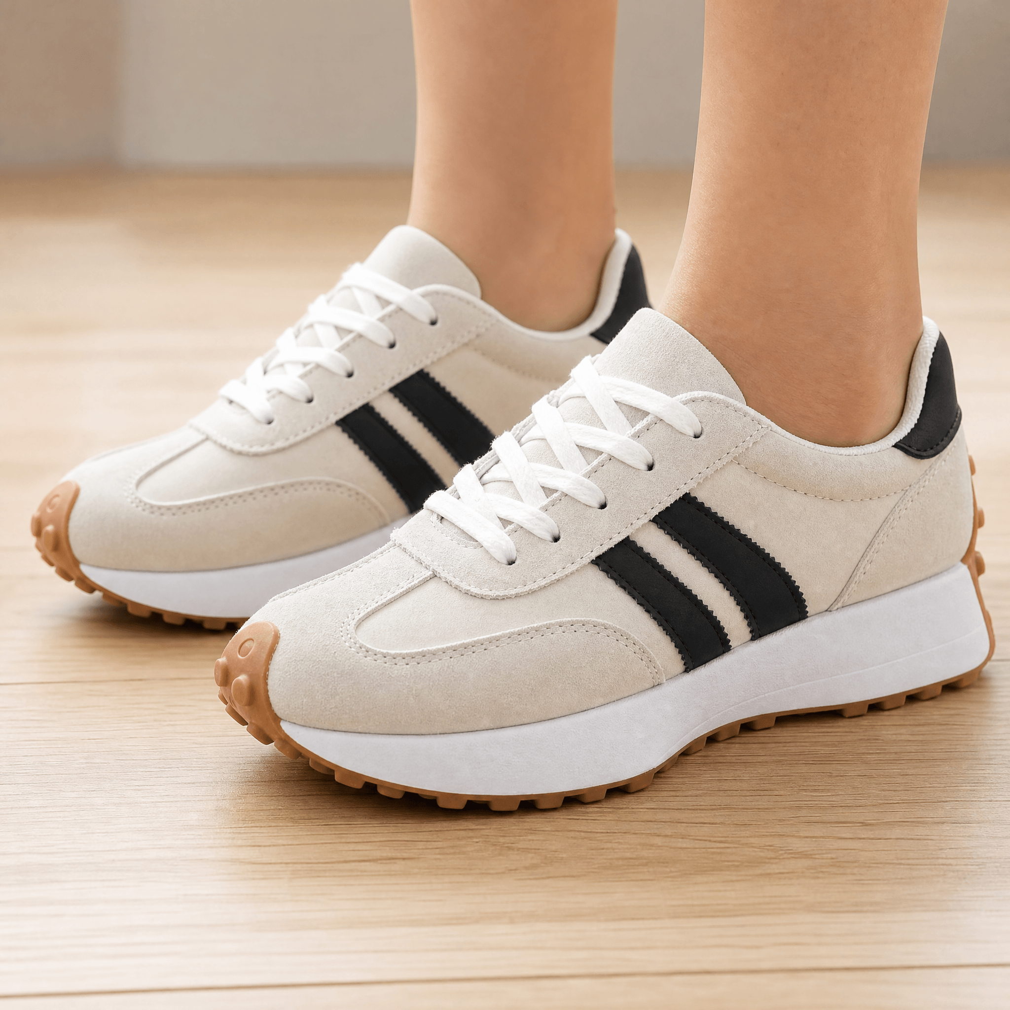Velora - Retro Suede Sneakers for All Day Comfort