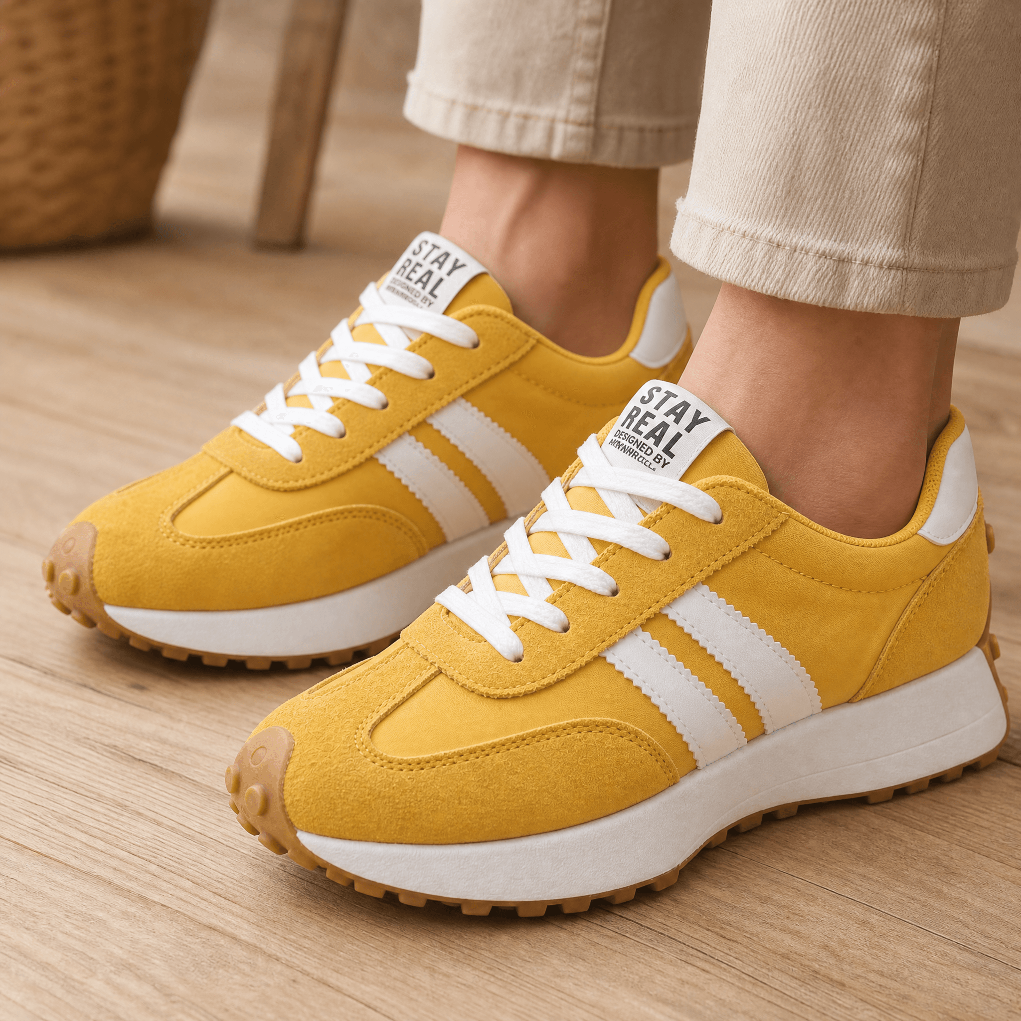 Velora - Retro Suede Sneakers for All Day Comfort