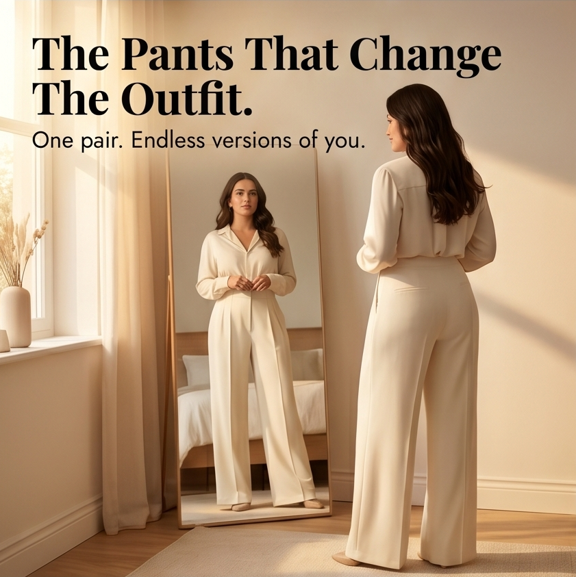 Velora – Women's Tailored Pleated Trousers