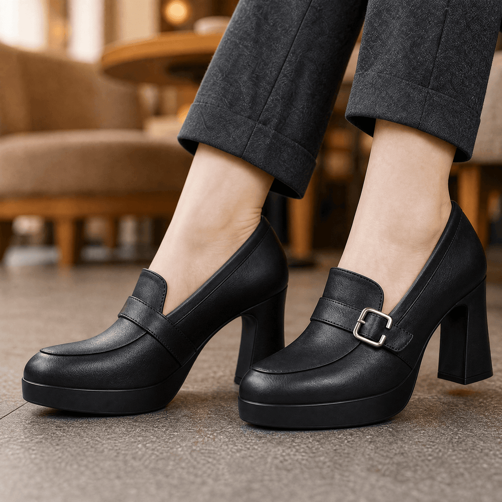 Velora – Women's All Day Comfort Platform Pumps
