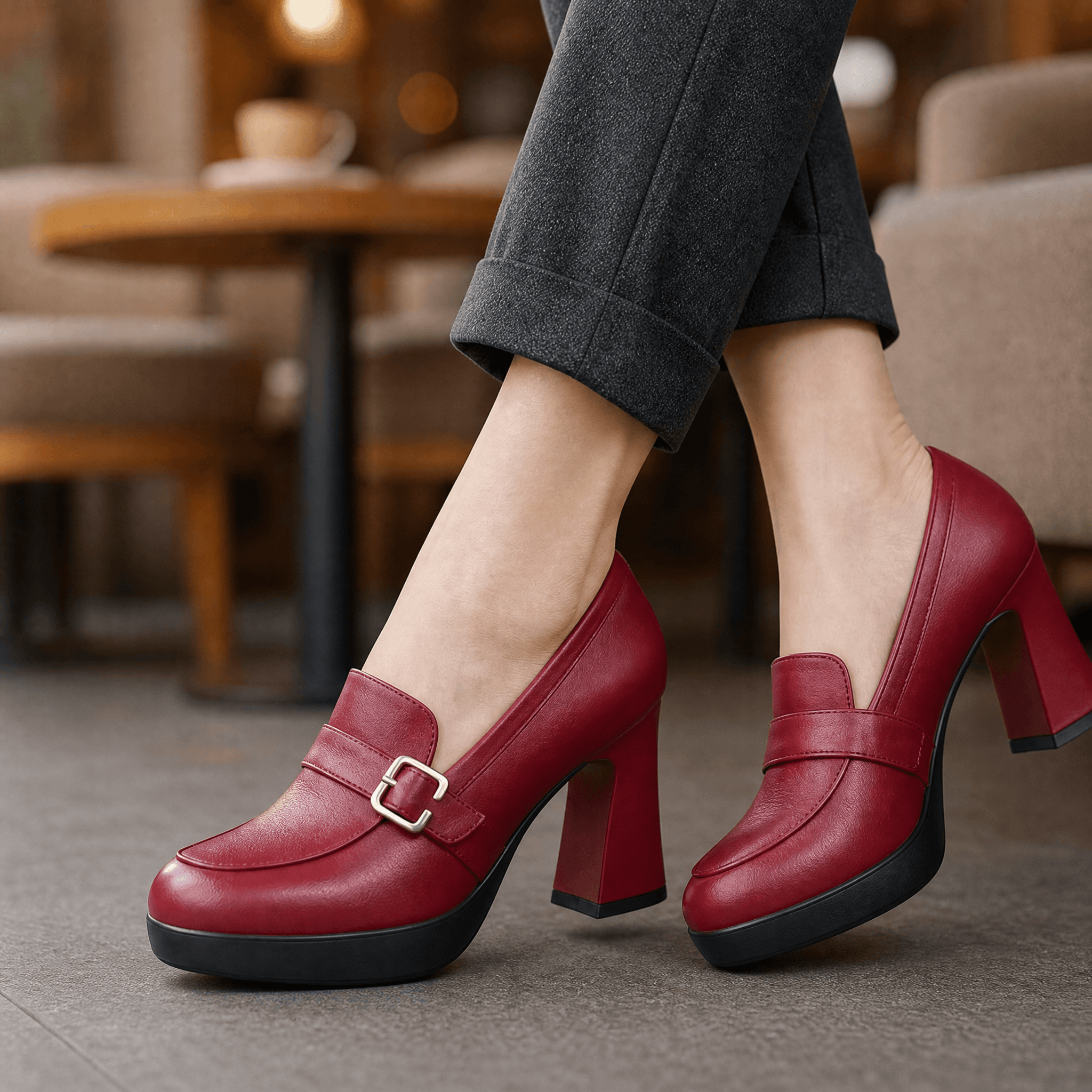 Velora – Women's All Day Comfort Platform Pumps