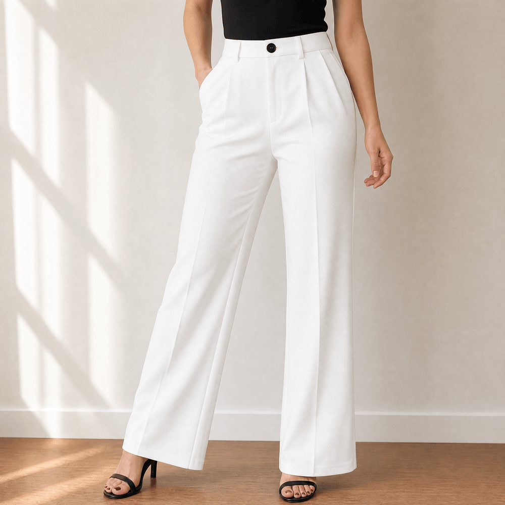 Velora – Women's High-Waist Wide-Leg Trousers