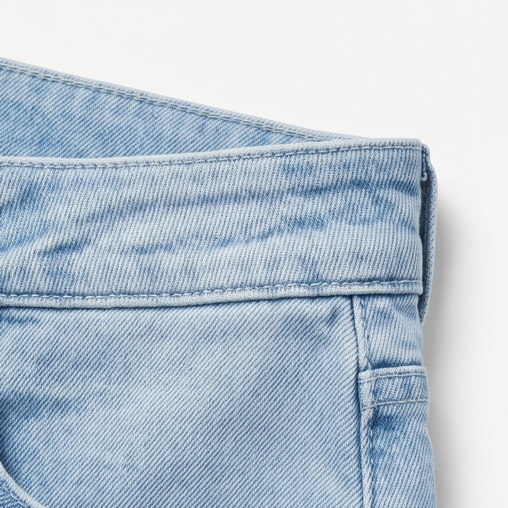 Veluna – Women's High-Waist Barrel-Leg Cropped Jeans