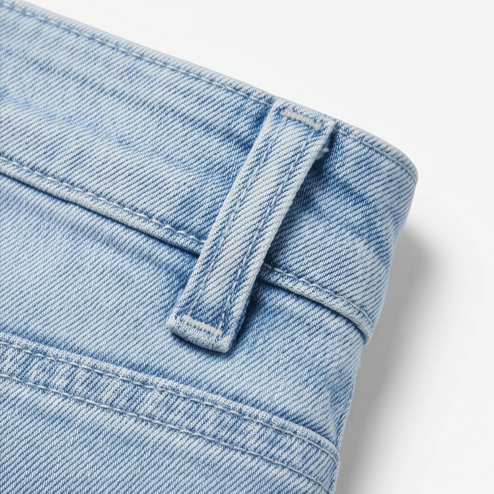 Veluna – Women's High-Waist Barrel-Leg Cropped Jeans