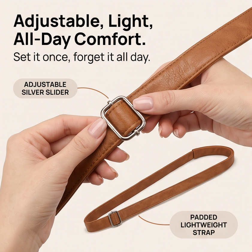 Veluna – Multi-Pocket Crossbody Bag for Everyday Carry