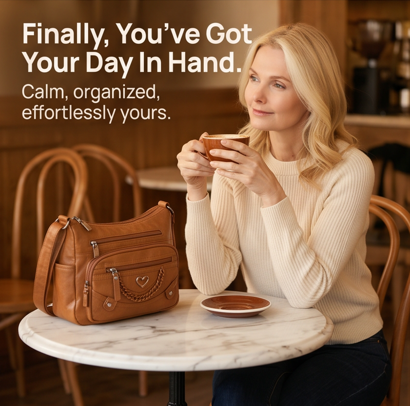 Veluna – Multi-Pocket Crossbody Bag for Everyday Carry