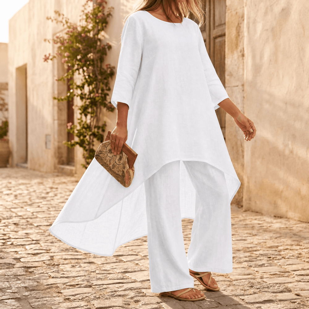 Vivara – Flowy High Low Tunic Set