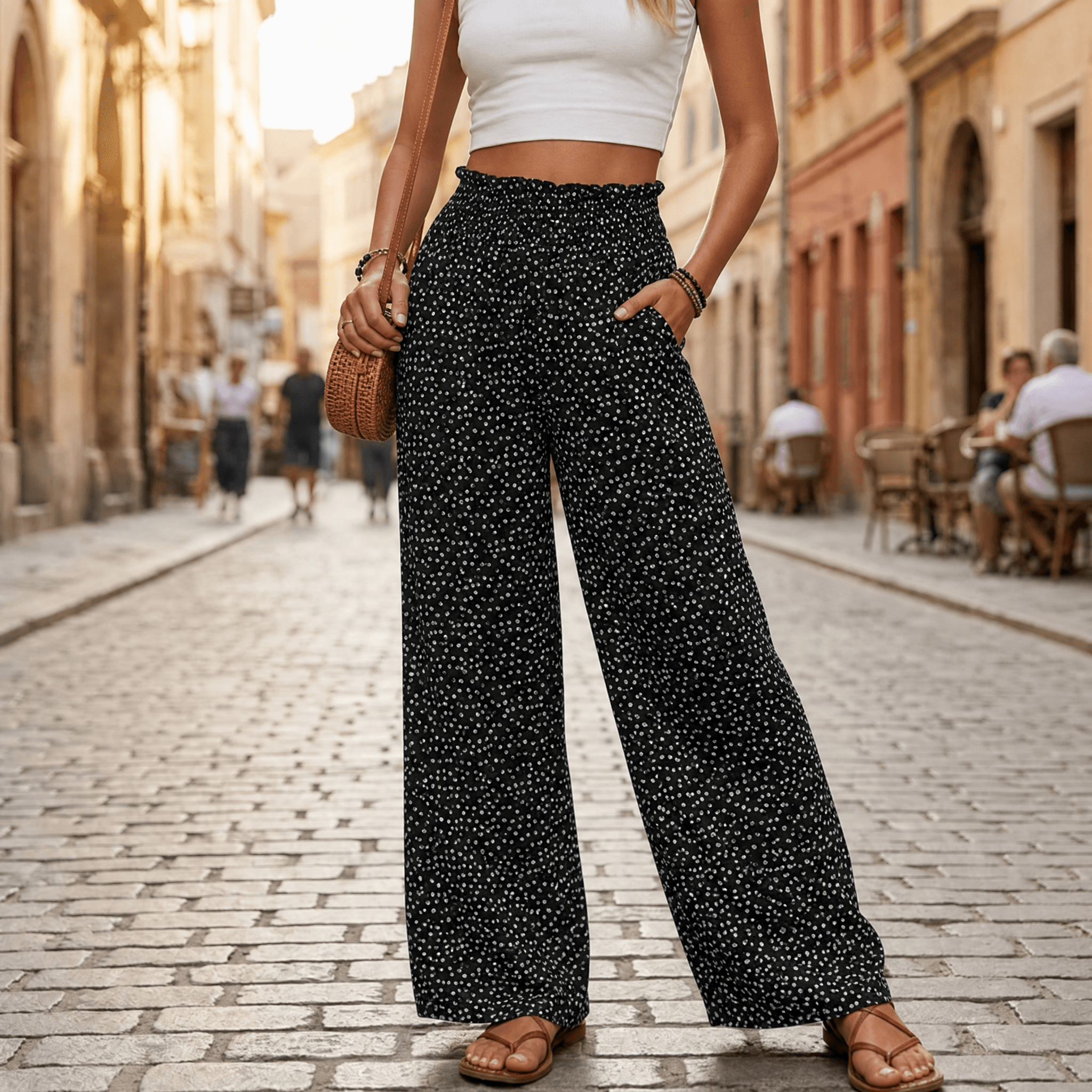 Vivara – Flowy High Waist Pull On Pants