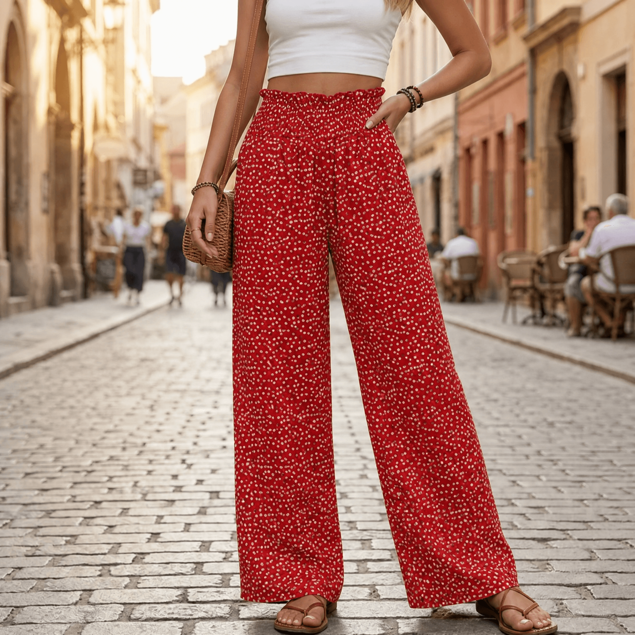 Vivara – Flowy High Waist Pull On Pants