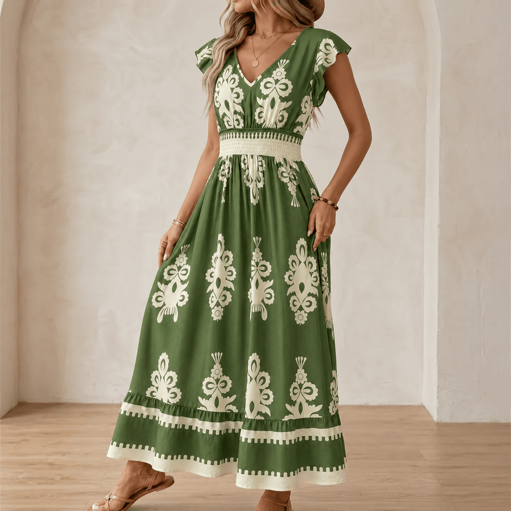 Vivara – Women's Baroque Print Maxi Dress