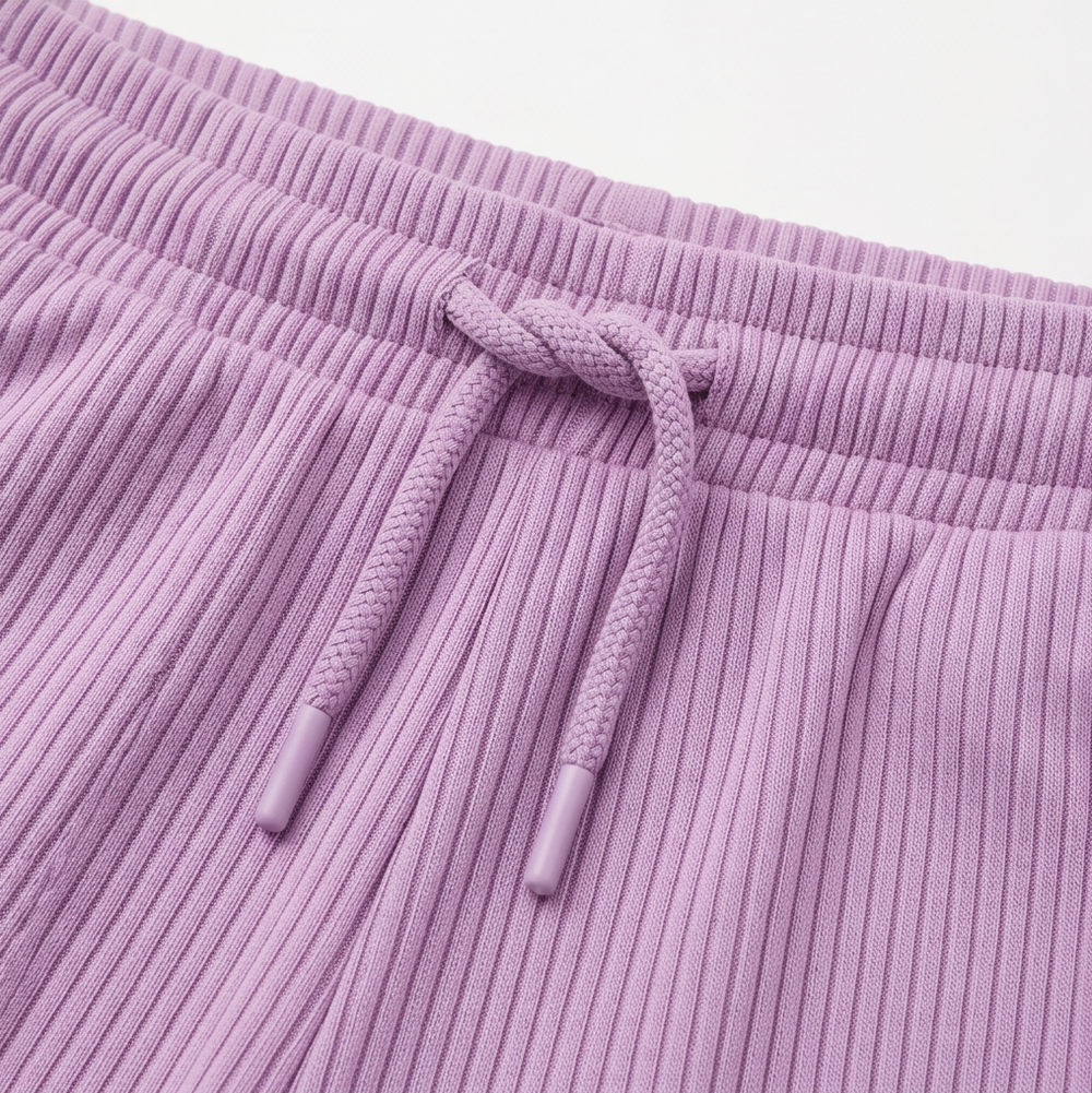 Vivelyn – Women's Soft Ribbed Two-Piece Lounge Set