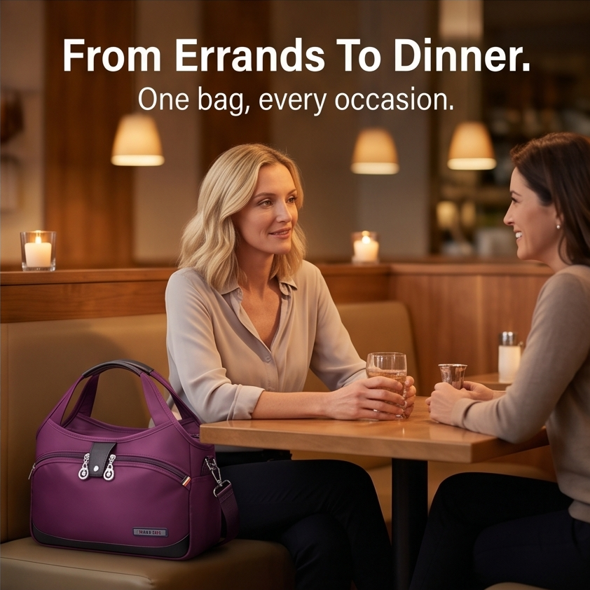 Vossa – Waterproof 10 pocket crossbody bag