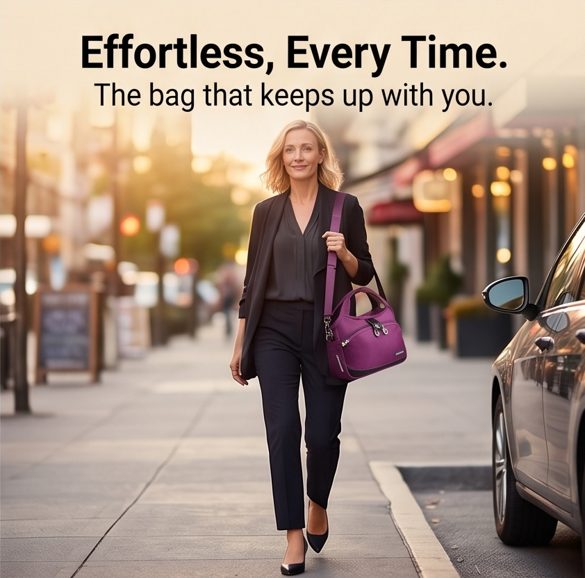 Vossa – Waterproof 10 pocket crossbody bag