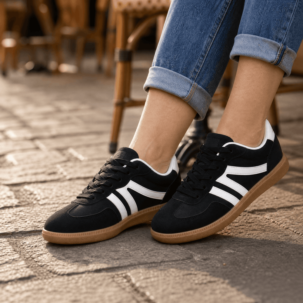 Vossa - Women's Cushioned Retro Sneakers