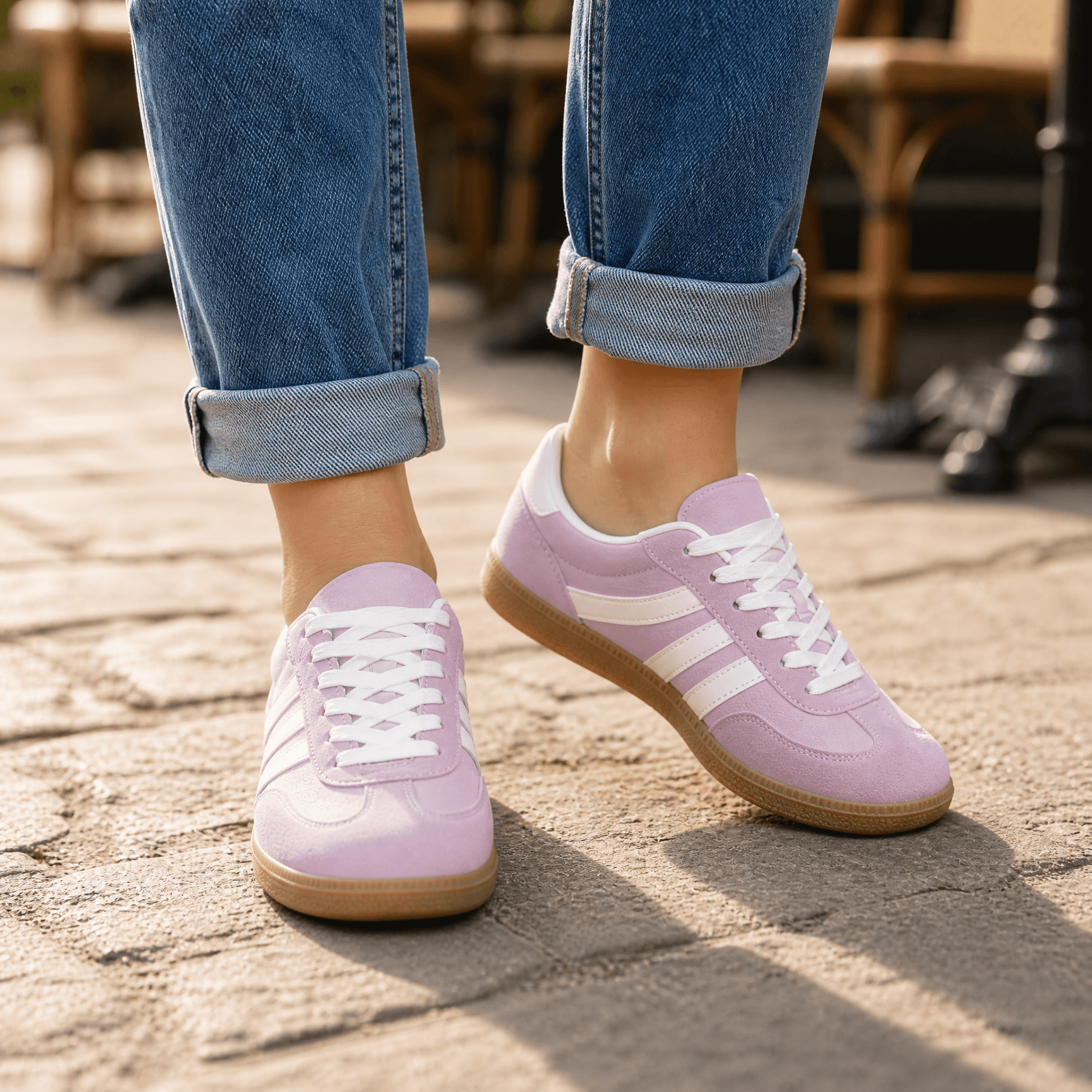 Vossa - Women's Cushioned Retro Sneakers