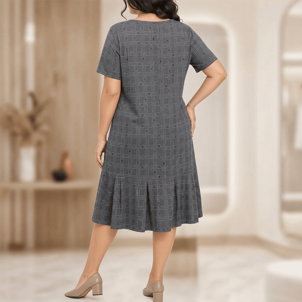 Zippella – Women's Zip-Front Midi Dress